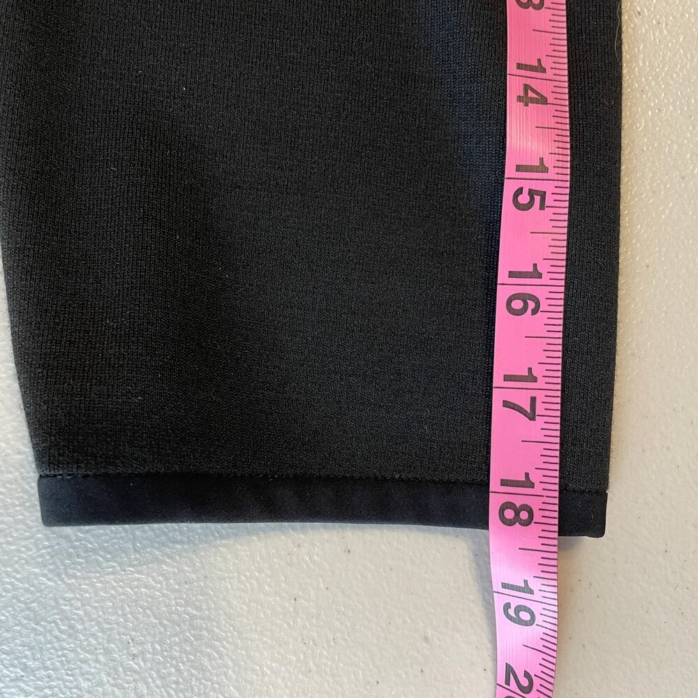 St John Black Knit Cropped Long Sleeve Luxury Designer Swing Jacket Blazer 12 - Picture 14 of 15